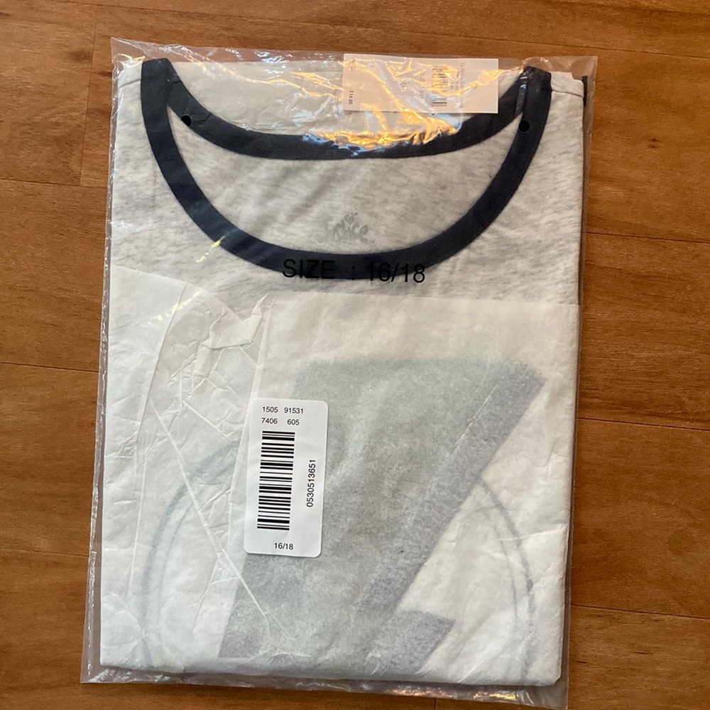 BNWT Justice long sleeve T-shirt.